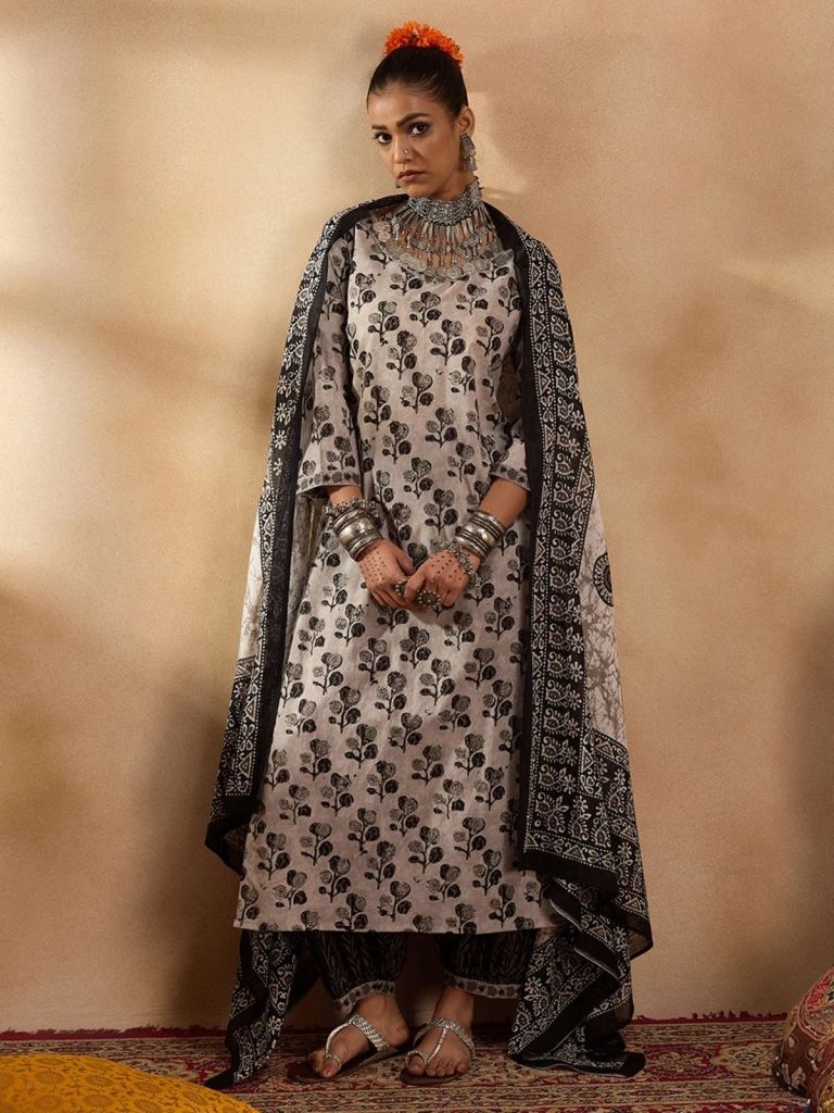 Wonderful Indo Era 2458 Heavy Cotton Printed Salwar Suit With Pretty Dupatta 