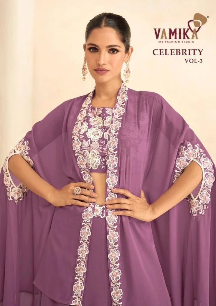 Wonderful Vamika Celebrity Vol 3 Malai Silk Designer Stitched Lehenga Choli 