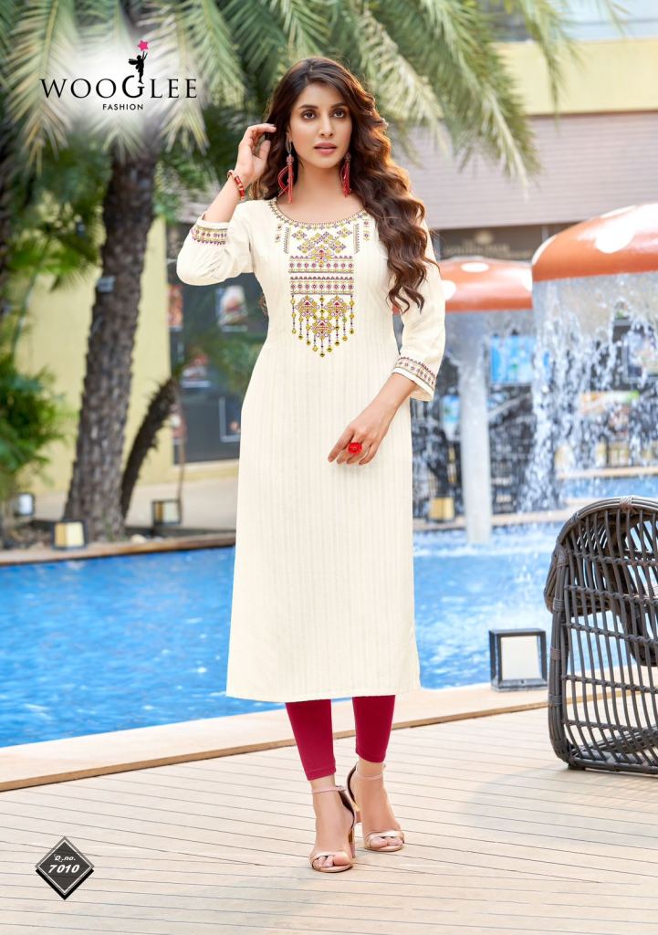 Wooglee 4Ever  vol 3 Ethnic Wear Designer Kurtis Collection