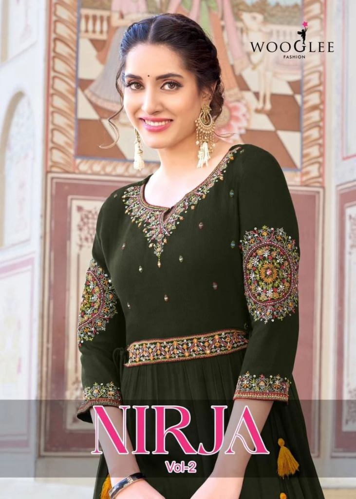 Wooglee Nirja Vol 2 Embroidered Long Kurtis