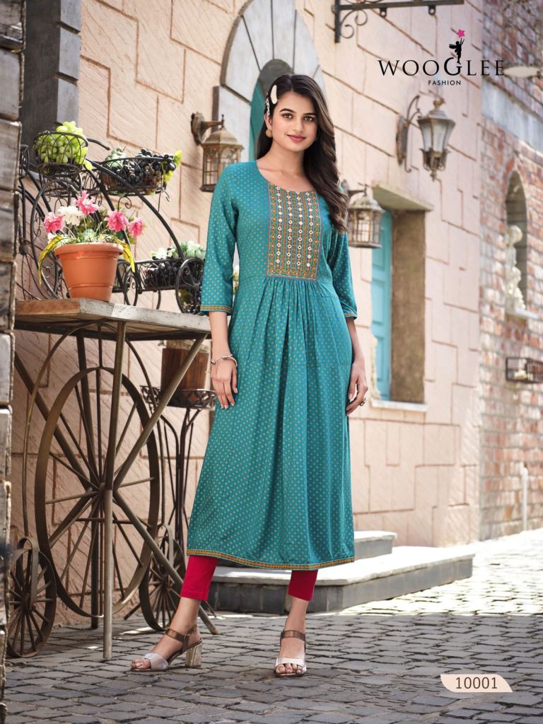 Buy Woolen Kurtis for Women Winter Wear Stitched A-Line Printed Long  Embroidered Ladies Kurta Casual Festive and Party Occasion Grey at Amazon.in