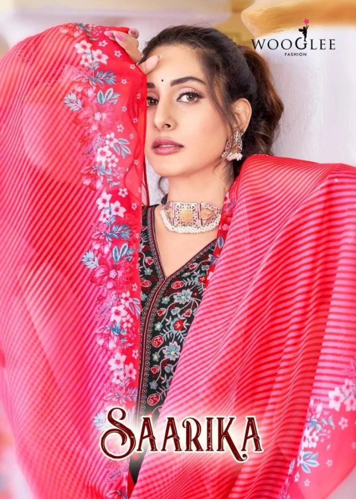 Wooglee Saarika Viscose Embroidery Festive Salwar Suit 