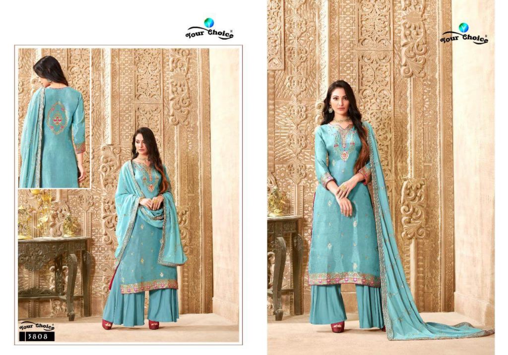 Buy Varishth Creation Indian Ethnic Wear Designer Pent Style Salwar Kameez  Suit for Women's With Dupatta Semi Stiched Material (Free Size) (Blue) at  Amazon.in