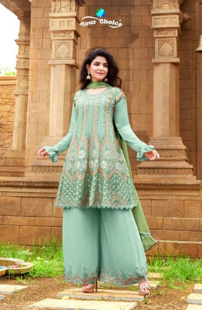 Your Choice Ragga Embroidery Wear Salwar Kameez Catalog 