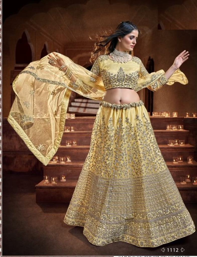  Yellow 1112 Lehenga Choli Online at Best Prices In India