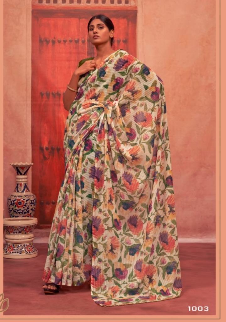 Ynf Antonio Silk Festive Wear Georgette Sequence Saree Collection