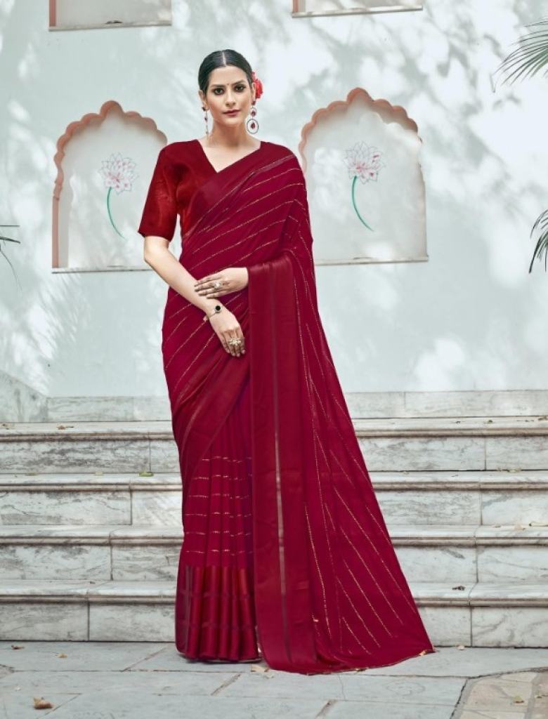 Ynf Gandhari Mukaish Catalog Festive Wear Weightless Satin Style Saree Wholesale Rate In Surat 