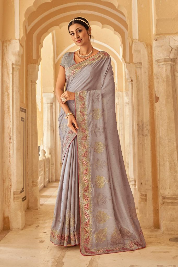 Ynf  Odette Bollywood  Crepe Chiffon  Embriodry work Designer sarees