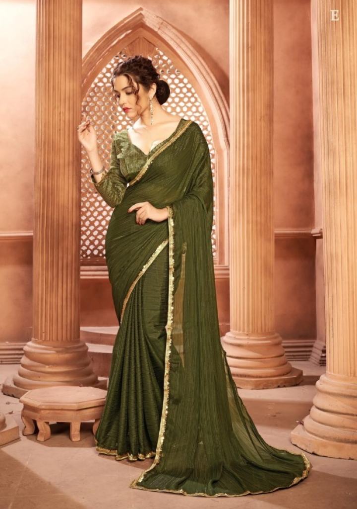 Ynf Pranali Sequence Fancy Designer Georgette Saree Collection