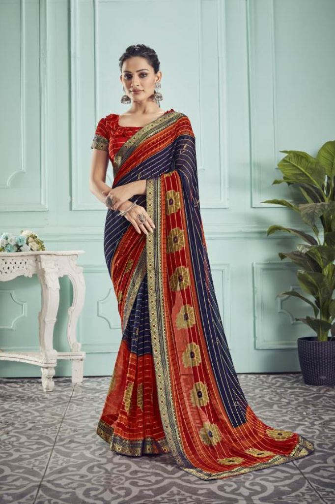 Ynf Shangrila Georgette Catalog  Daily Wear Georgette Sarees Wholesale 