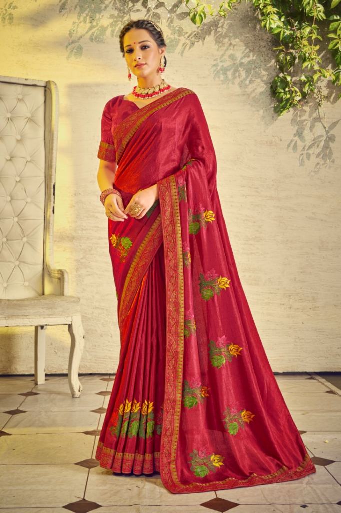 Ynf Swarovski Silk Catalog Designer Wear Silk Sarees 