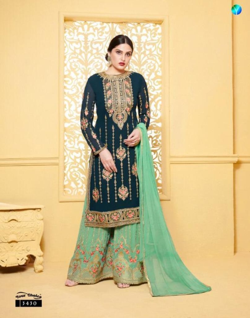 Your Choice Glorina vol 3 Georgette Wear Designer Salwar suits catalog 