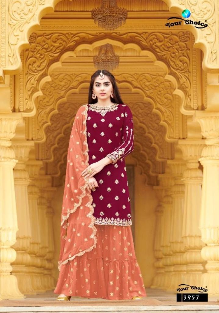 Your Choice Kamas Georgette Embroidery Designer Salwar Suits