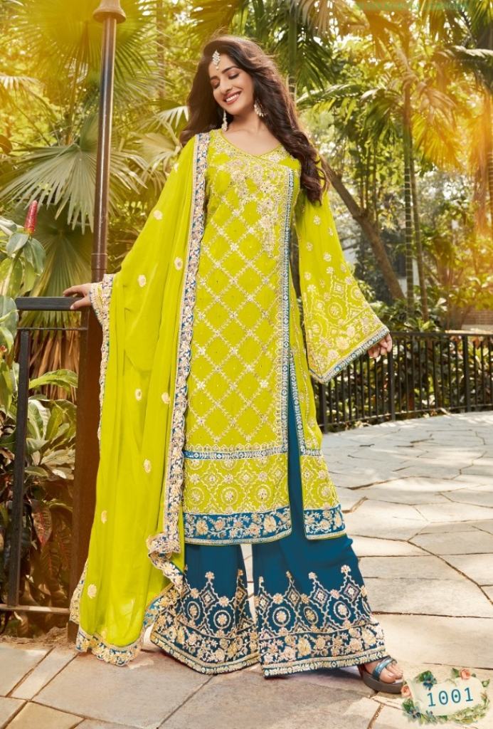 Your Choice Kashish Sarara Exclusive Wear Georgette Embroidery Salwar Suits