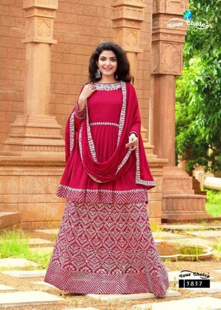 Your Choice Miss Punjab Blooming Georgette With Embroidery Work Salwar Kameez Catalog