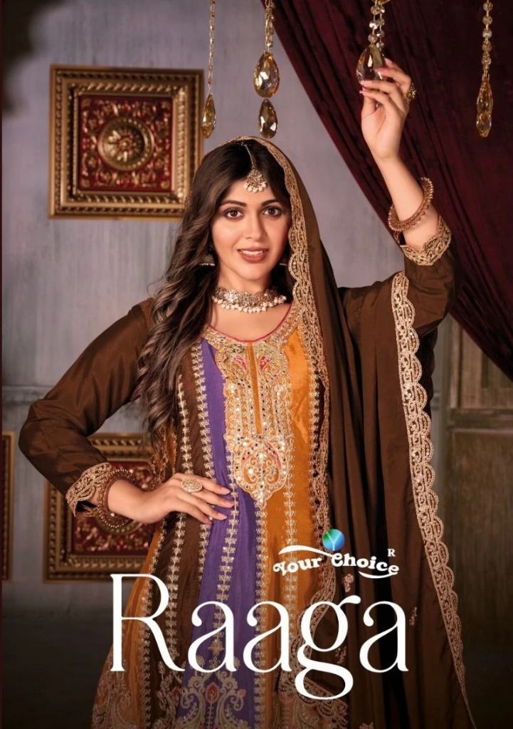 Your Choice Ragga Heavy Chinon Designer Salwar Kameez