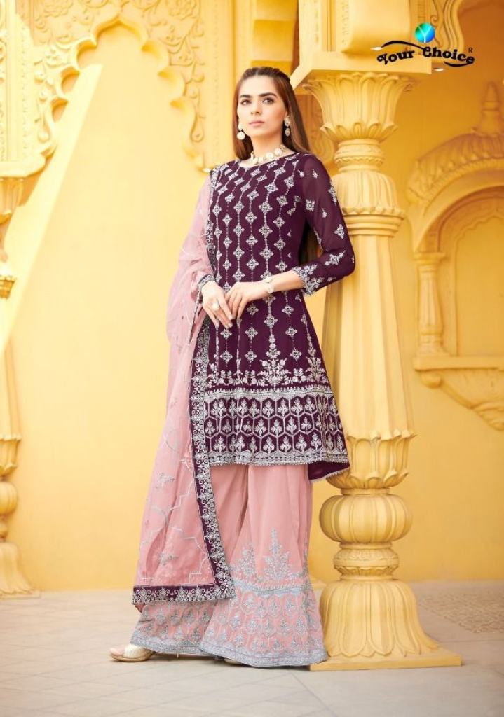 Your Choice Violet Designer Salwar Suit Collection