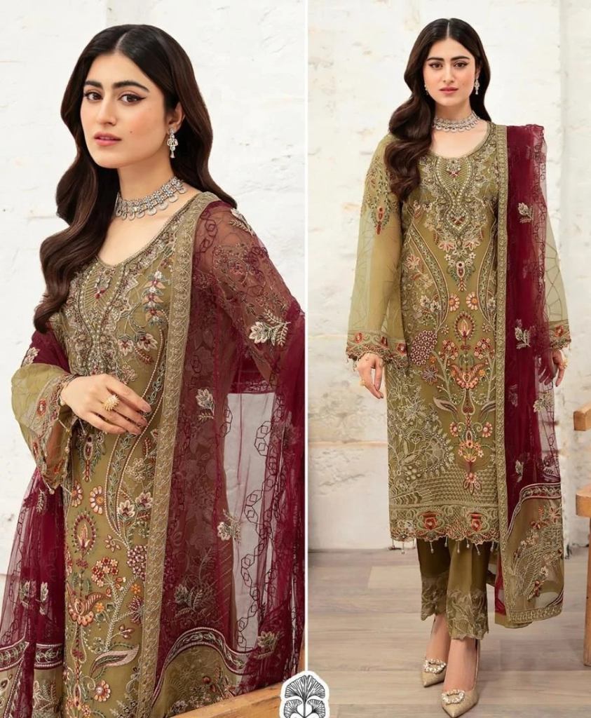 Zaha 10271 Georgette Pakistani Salwar Kameez