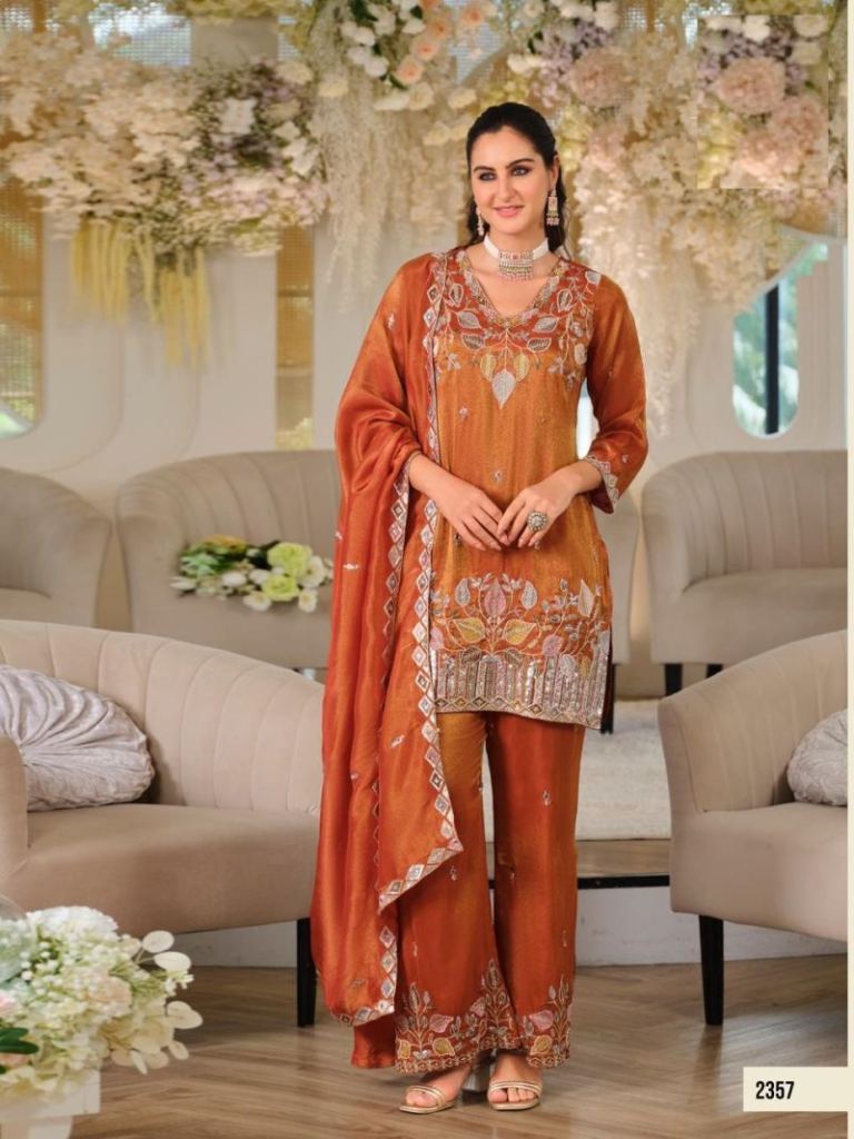Zannat 2358 Beads Worked Salwar Kameez