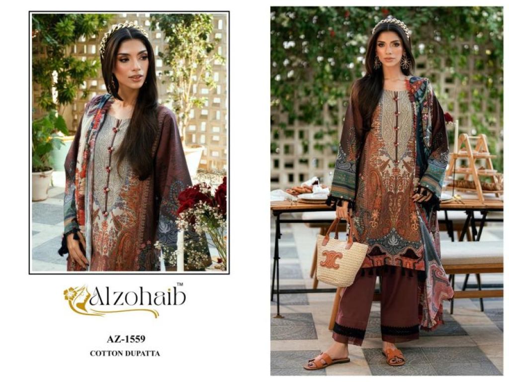 Zareen Grace vol2  Cotton Patch Work Pakistani Suit
