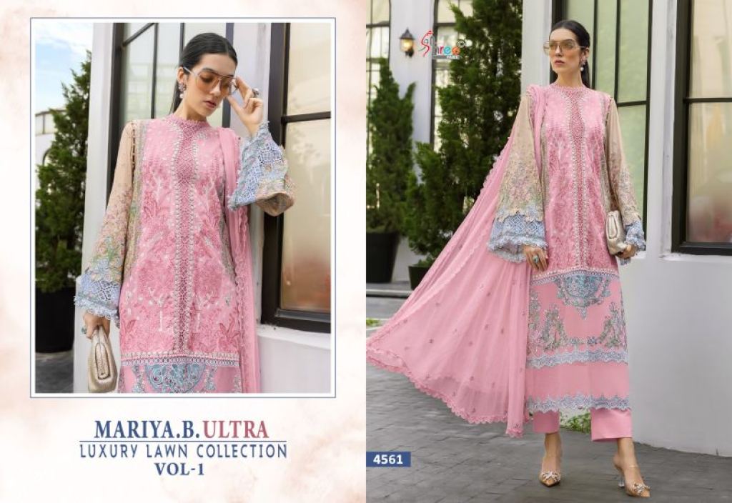 Zareen Ultra Luxury Lawn Collection Vol 1 Cotton Dupatta Cotton Embroidered Salwar Kameez