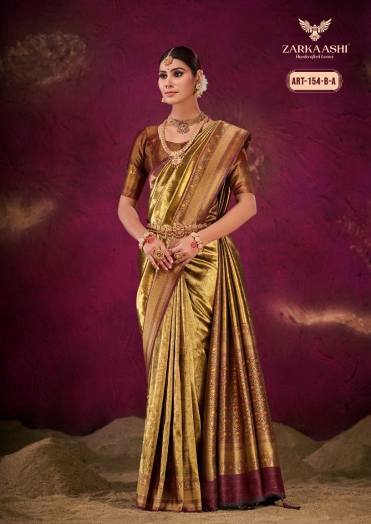 Zarkaashi Kanchi Pattu Vol 01 Banarasi Saree 