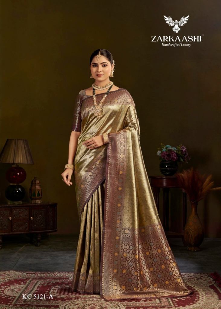 Zarkaashi Kanchi Pattu Vol 03 Premium Saree 