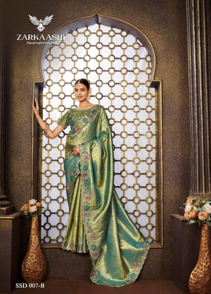 Zarkaashi Srivali Designer Saree