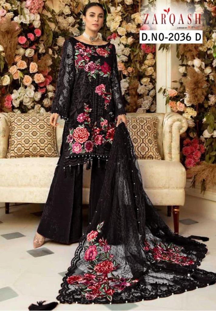 Zarqash Eid Festive Collection Designer Net With Embroidery Pakistani Salwar suits catalog 