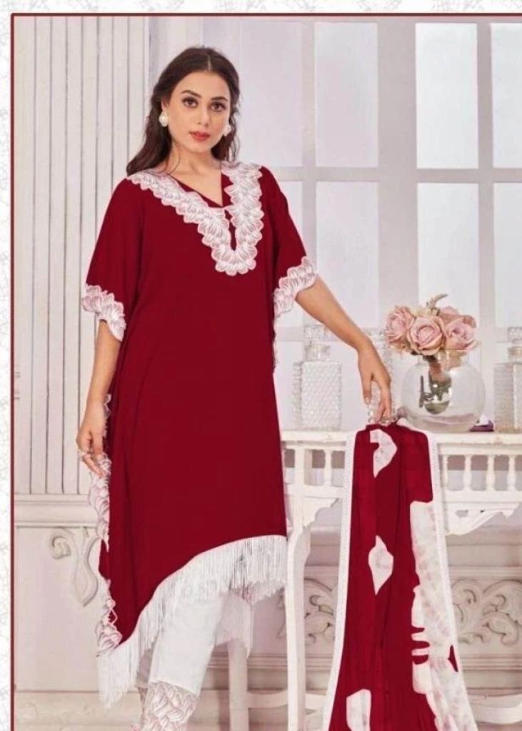 Zarqash Z 119 E To H Georgette Ready-Made Pakistani Suits