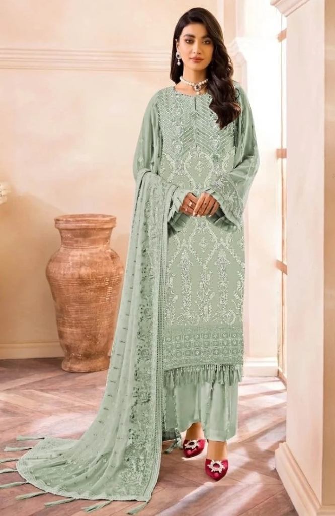 Zarqash Z 3018 Faux Georgette Pakistani Salwar Suits