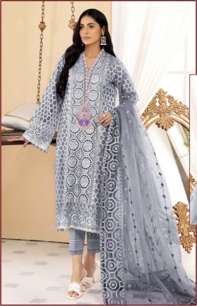 Zarqash Z 3020 Designer Pakistani Suit Collection