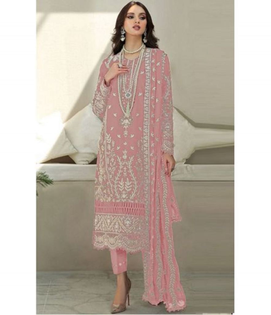 Zarqash Z 3033 Designer Fancy Organza Pakistani Suit Collection