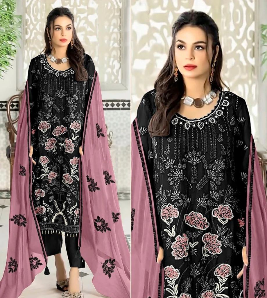 Zarqash Z 3095 Premium Georgette Pakistani Salwar Kameez