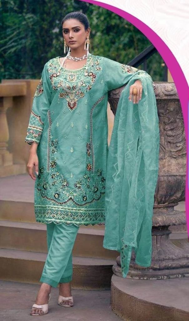 Zarqash Z 5123 A To D Pakistani Ready Made Suit