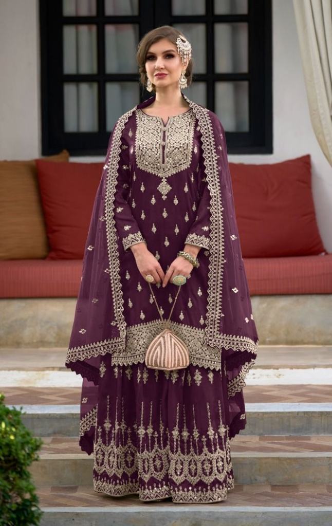 Zaveri Cairo Color Heavy Embroidery Readymade Salwar Suits