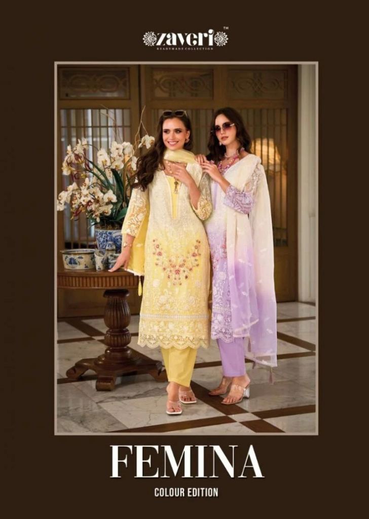 Zaveri Femina Colour Edition Ready Made Suits