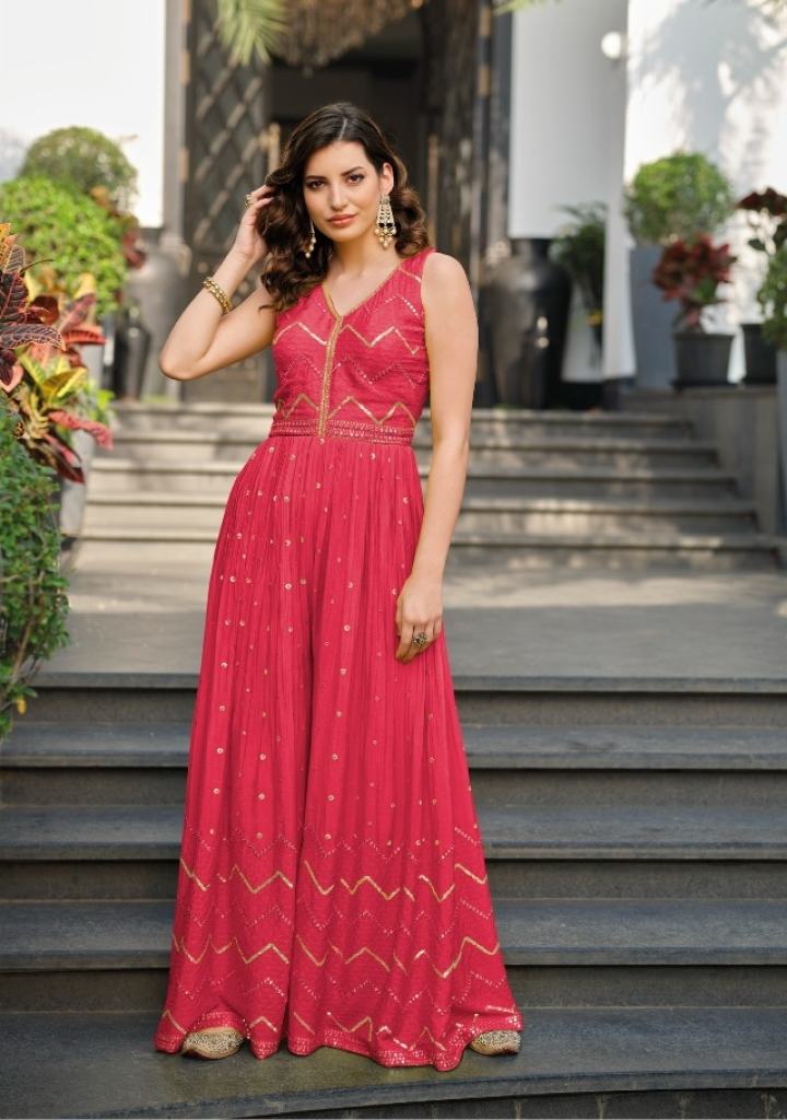 Zaveri Jump Suit Color Edition 2 Kurti 