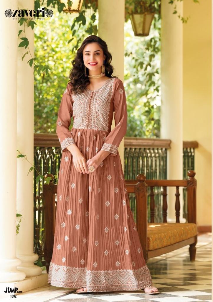 Buy Party wear heavy Pink color jump suit for women | keerramnx