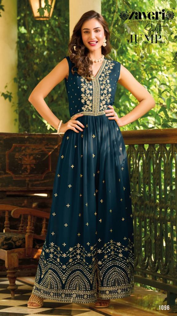 Zaveri Jump Suit  vol 3 New Stylist Wear Collection