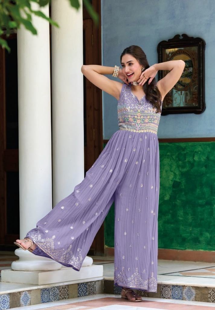 Zaveri Jumpsuit vol 4 New Stylist Suit Collection