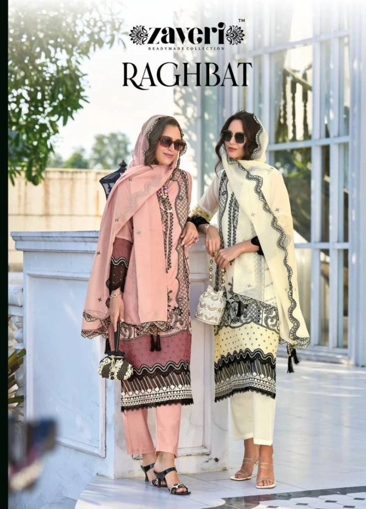 Zaveri Raghbat Organza Ready Made Suits