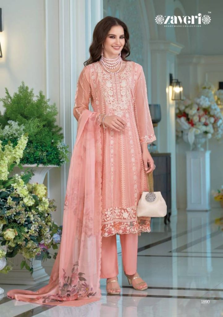 Zaveri Suhana Emboidered Ready Made Suits