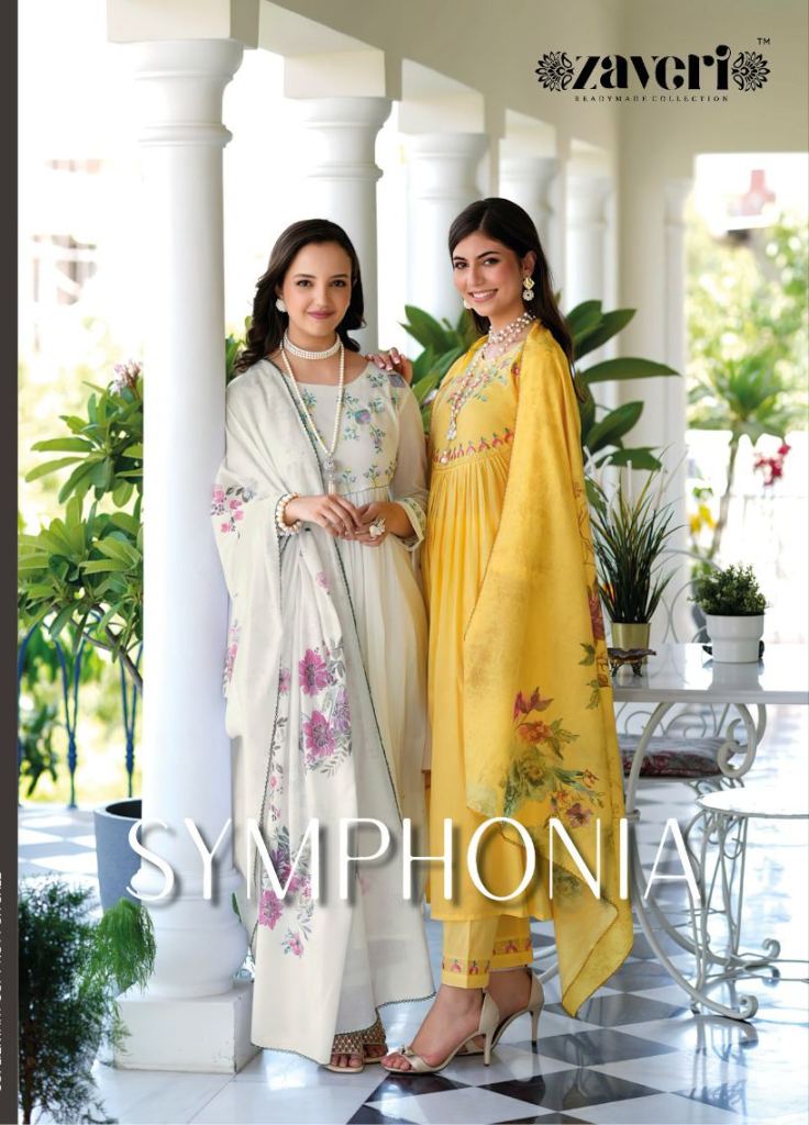 Zaveri  Symfonia Cotton Embroidery Readymade collection