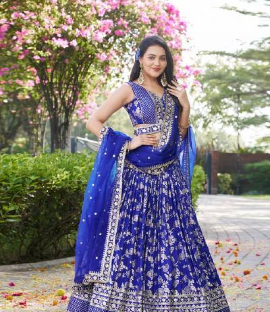 Zeel Amrapali Dola Silk Designer Lehenga Choli