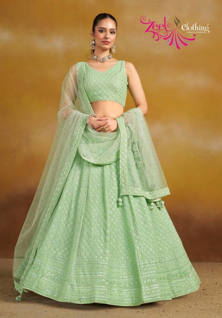 Zeel Florance Vol 2 Embroidered Work Lehenga