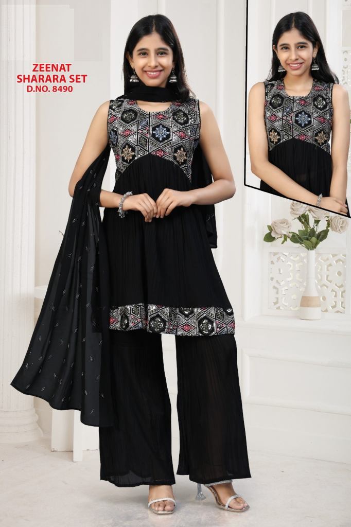 Zeenat Sharara Set 8490 Designer Salwar Kameez