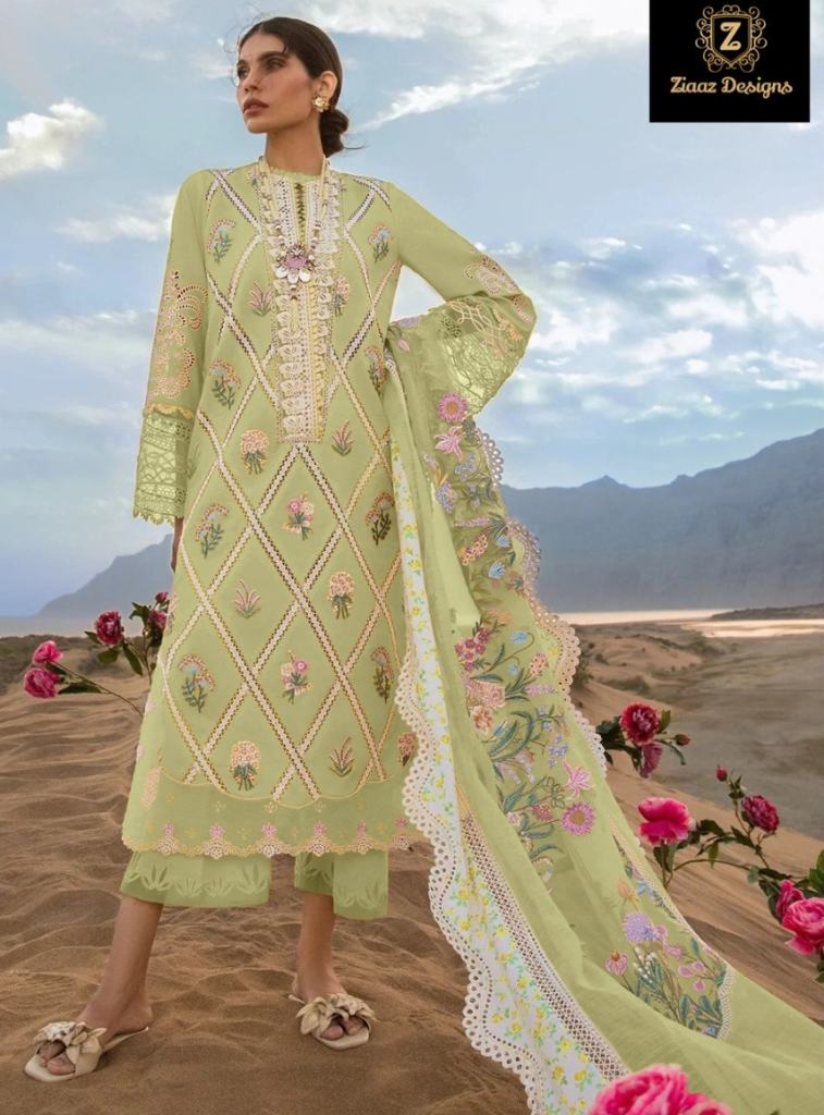 Ziaaz Designs Crimosn Vol 4 Designer Pakistani Suit