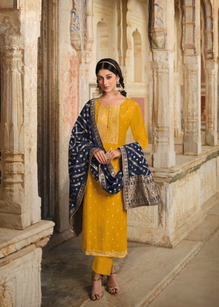 Zisa Charmy Silk Weaving Designer Salwar Kameez