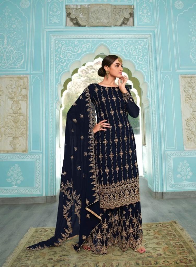 Zisa Simran Festive Wear Embroidery Salwar Kameez Collection